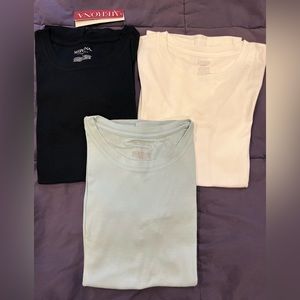 Short sleeve crew neck tees